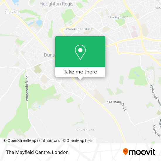 The Mayfield Centre map