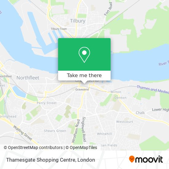 Thamesgate Shopping Centre map