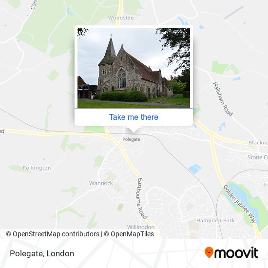 Polegate map