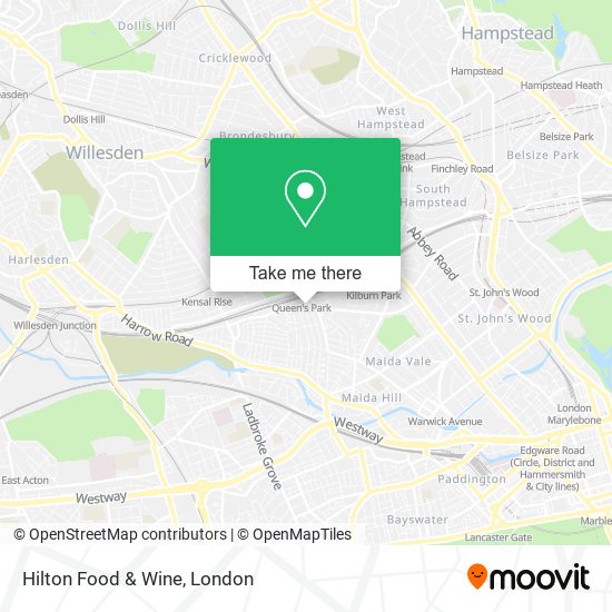 Hilton Food & Wine map