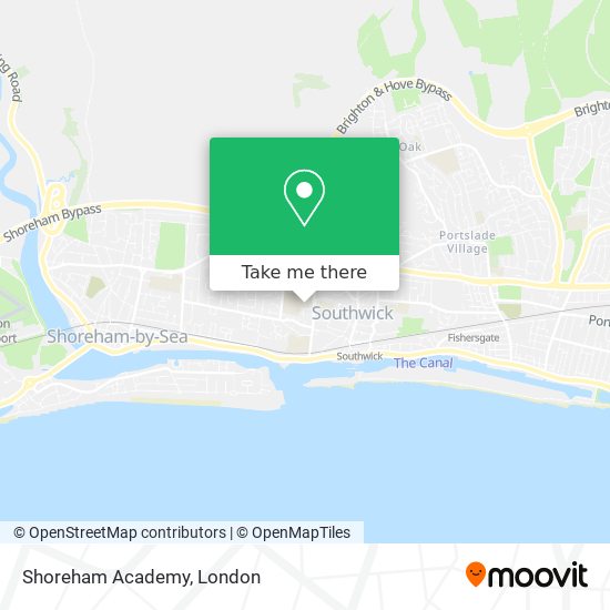 Shoreham Academy map