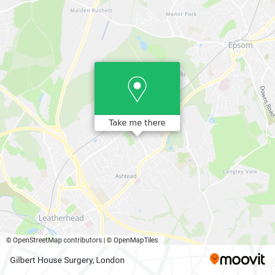Gilbert House Surgery map