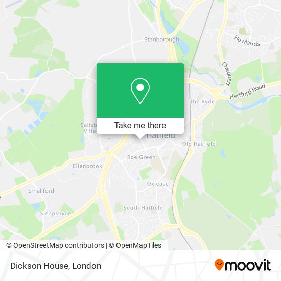 Dickson House map