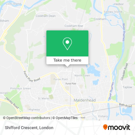 Shifford Crescent map