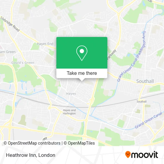 Heathrow Inn map