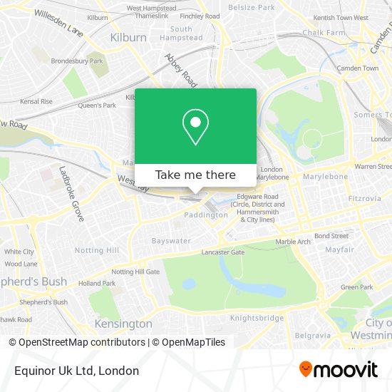 Equinor Uk Ltd map