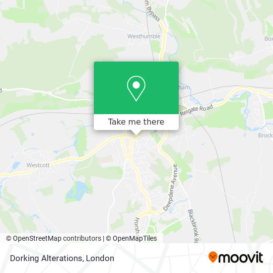 Dorking Alterations map