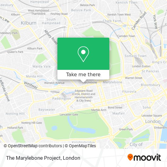The Marylebone Project map