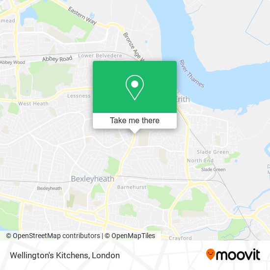 Wellington's Kitchens map