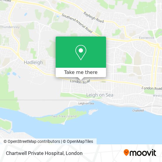 Chartwell Private Hospital map