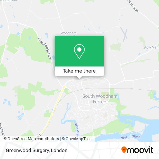 Greenwood Surgery map