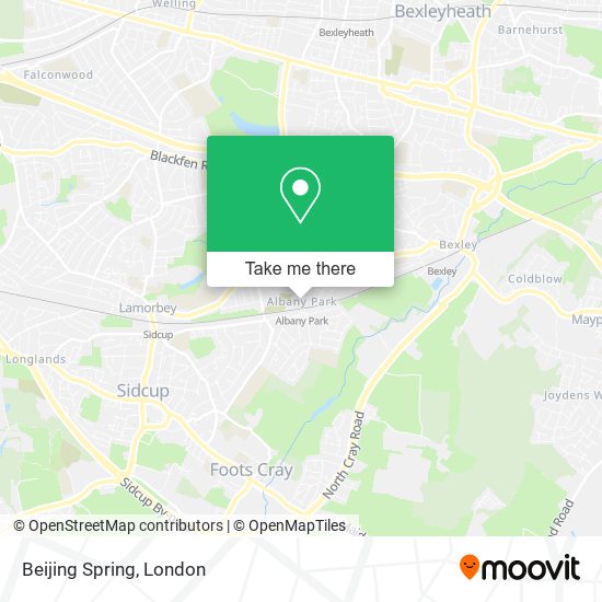 Beijing Spring map
