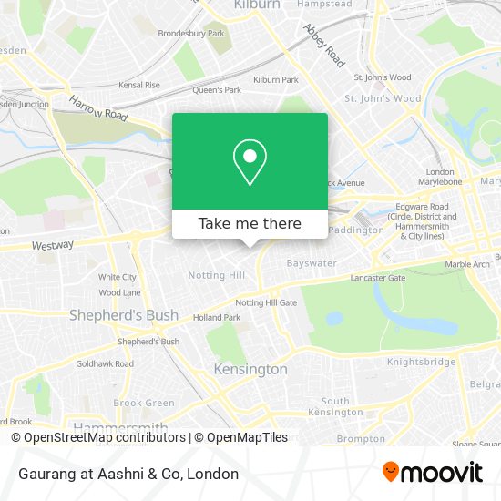 Gaurang at Aashni & Co map