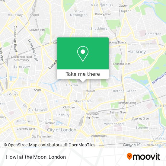 Howl at the Moon map