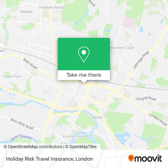 Holiday Risk Travel Insurance map
