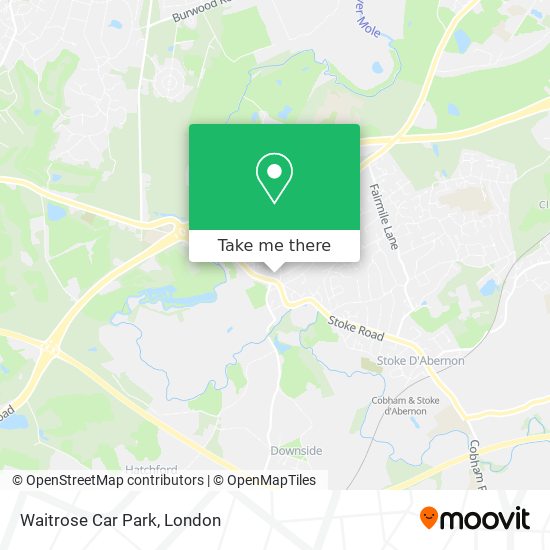 Waitrose Car Park map