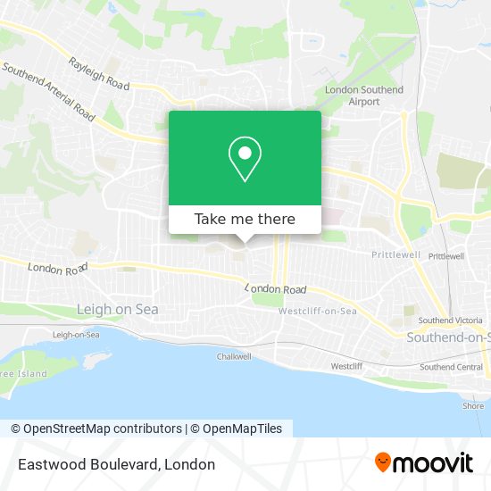 Eastwood Boulevard map