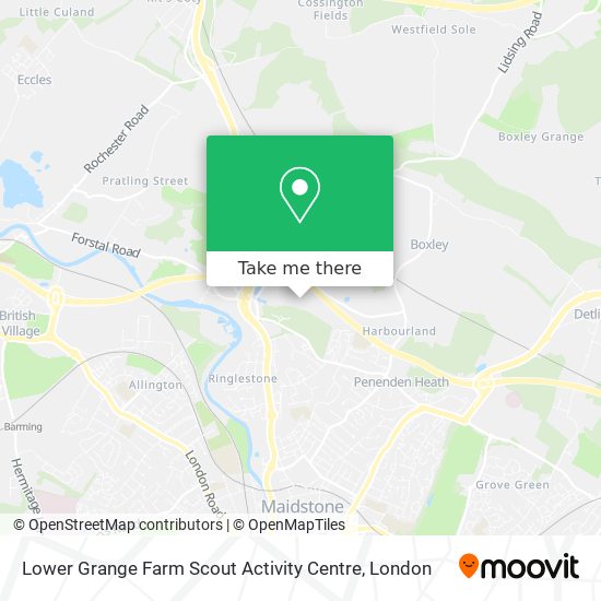 Lower Grange Farm Scout Activity Centre map