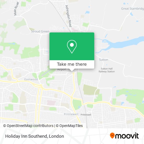 Holiday Inn Southend map