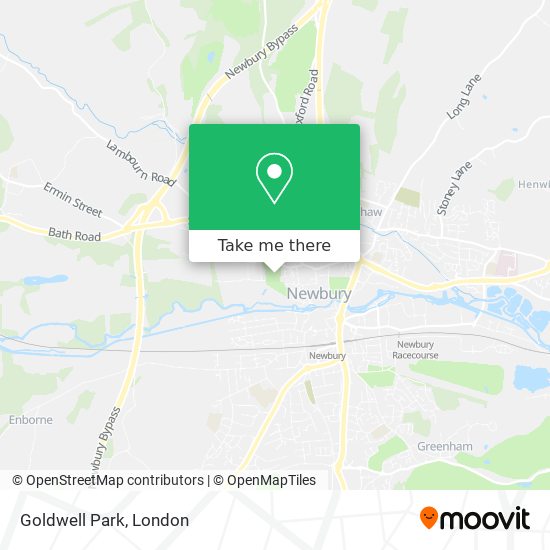 Goldwell Park map