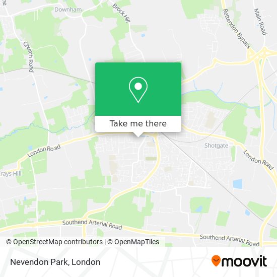 Nevendon Park map