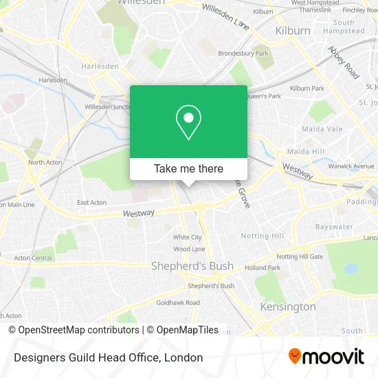 Designers Guild Head Office map