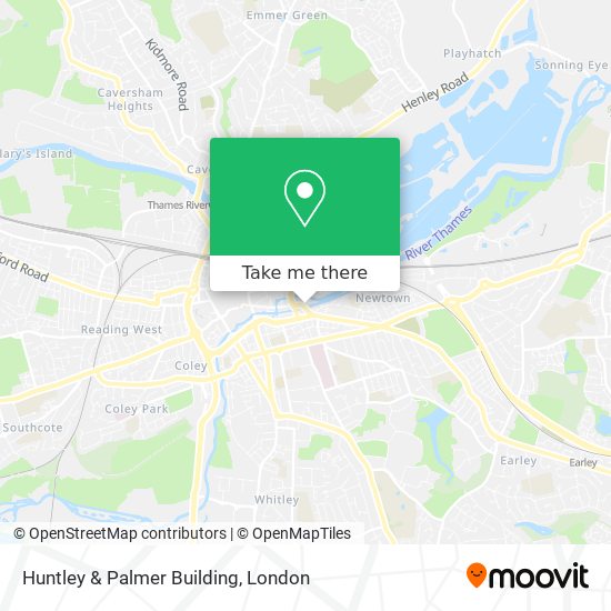 Huntley & Palmer Building map