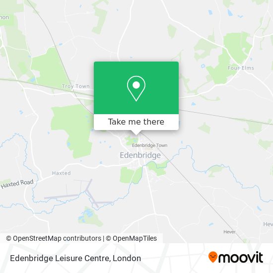 Edenbridge Leisure Centre map