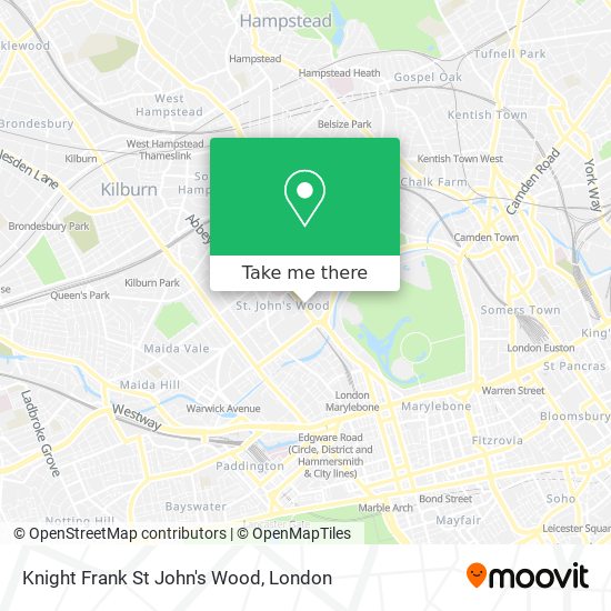 Knight Frank St John's Wood map