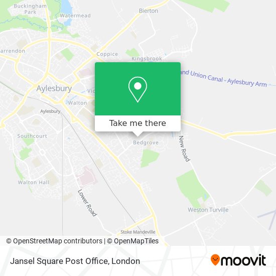 Jansel Square Post Office map