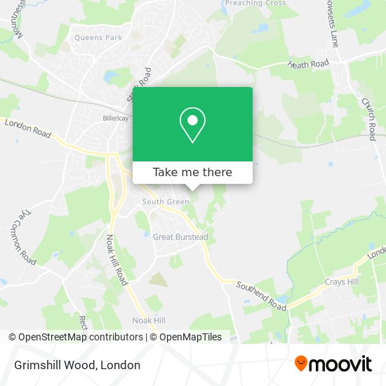 Grimshill Wood map