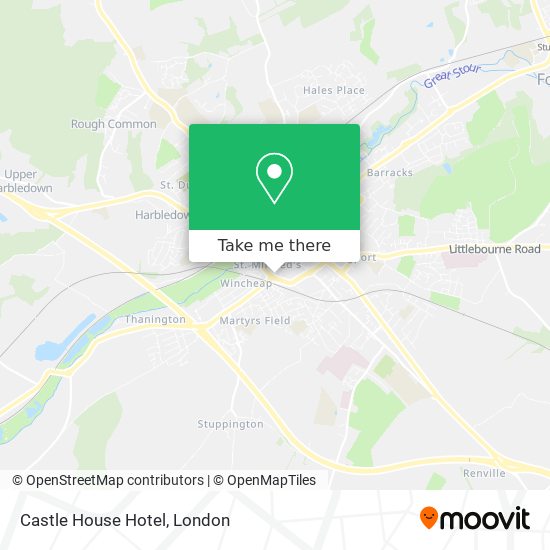 Castle House Hotel map