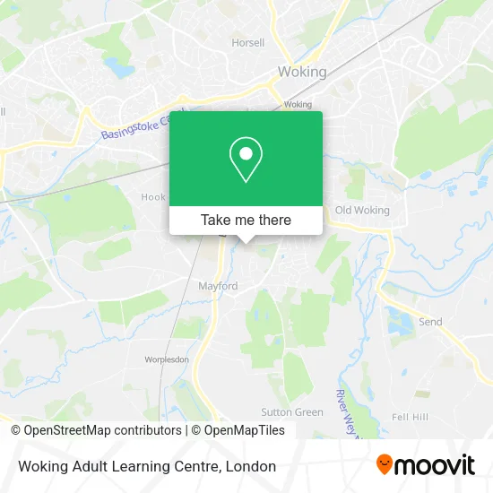 Woking Adult Learning Centre map