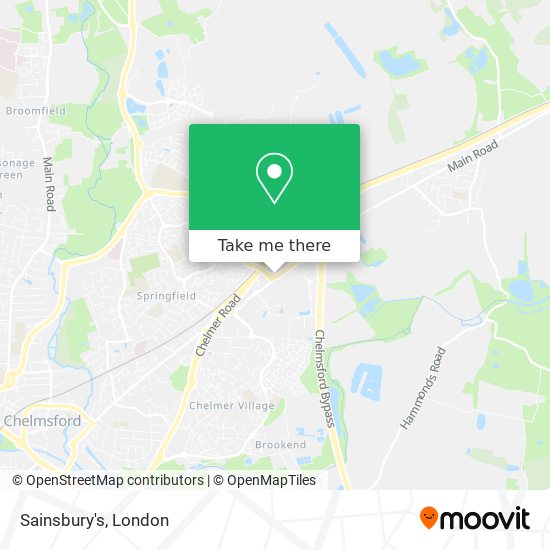 Sainsbury's map