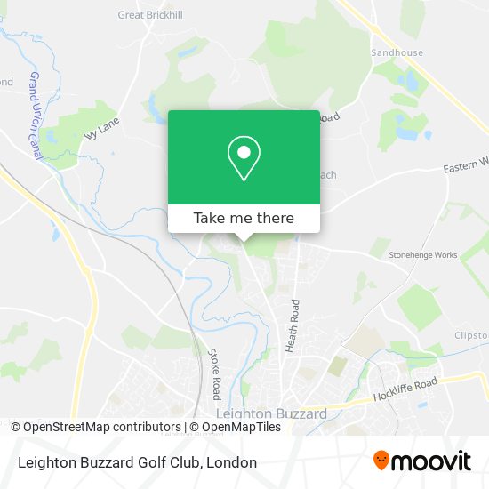 Leighton Buzzard Golf Club map