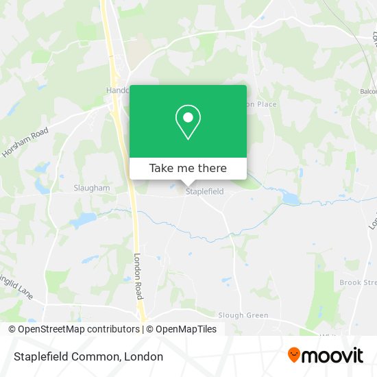 Staplefield Common map