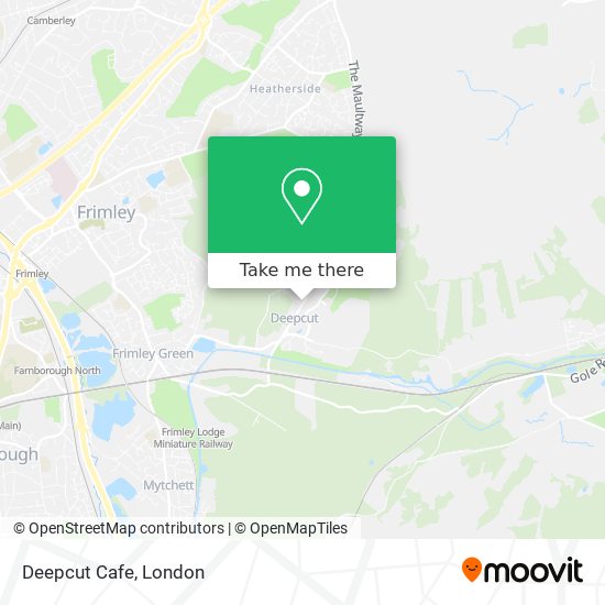 Deepcut Cafe map