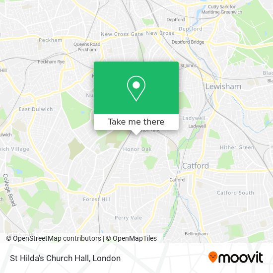 St Hilda's Church Hall map