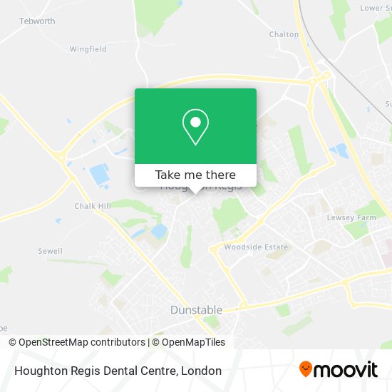 Houghton Regis Dental Centre map
