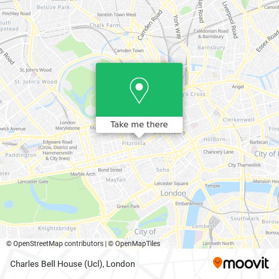 Charles Bell House (Ucl) map