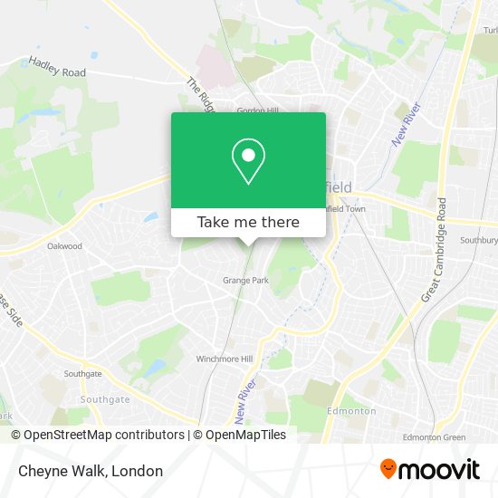 Cheyne Walk map