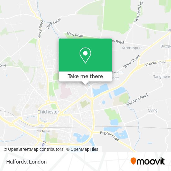 Halfords map