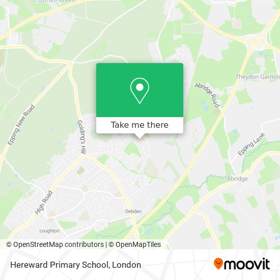 Hereward Primary School map