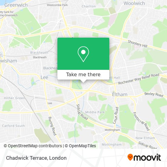 Chadwick Terrace map