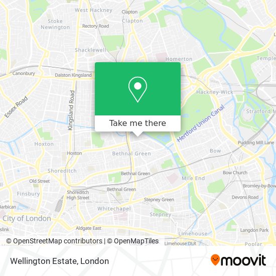 Wellington Estate map