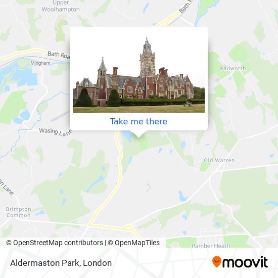 Aldermaston Park map