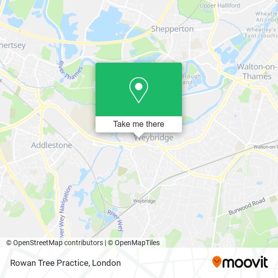 Rowan Tree Practice map