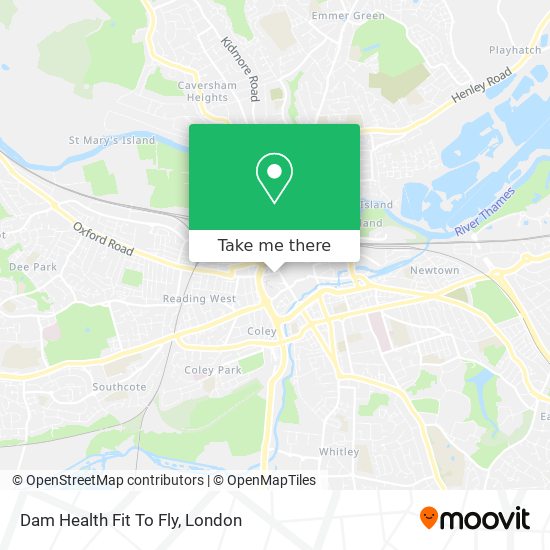 Dam Health Fit To Fly map