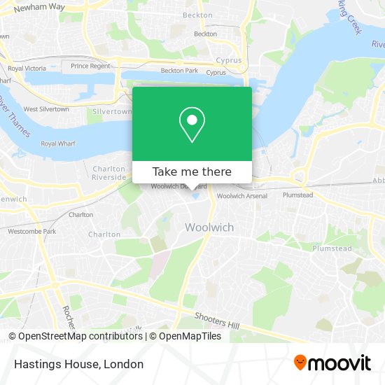 Hastings House map