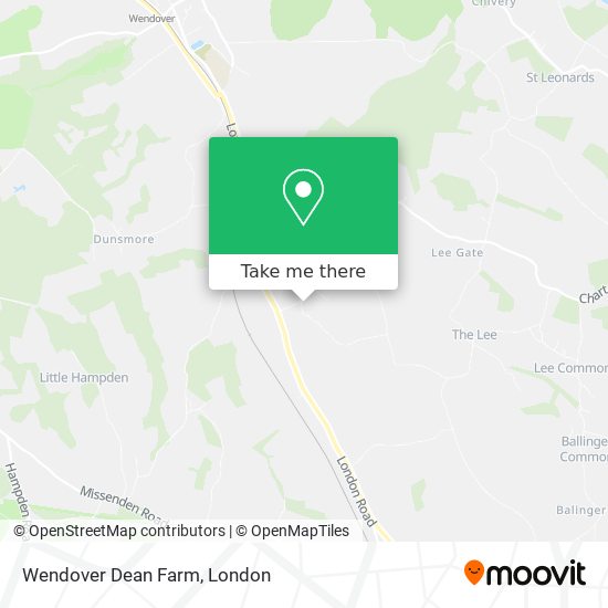 Wendover Dean Farm map
